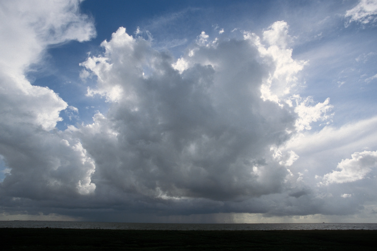 Hallig Gröde - Regen kommt