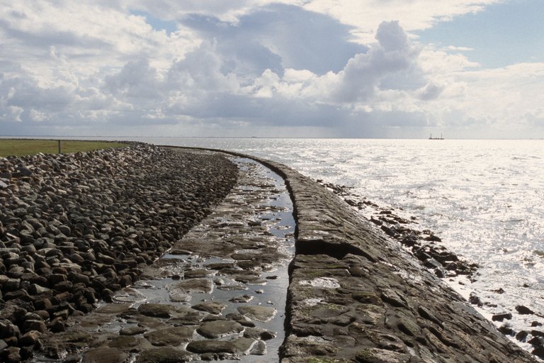 Hallig Gröde - Steinkurve