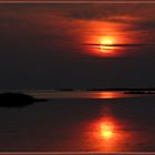 Hallig Hooge am Abend