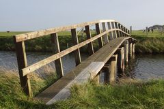 Hallig Hooge - Stock über Einen Priel - Nähe der Kirchwarft