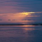 Hallig im Abendlicht