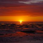 Hallig Oland Sonnenuntergang 16.08.2016