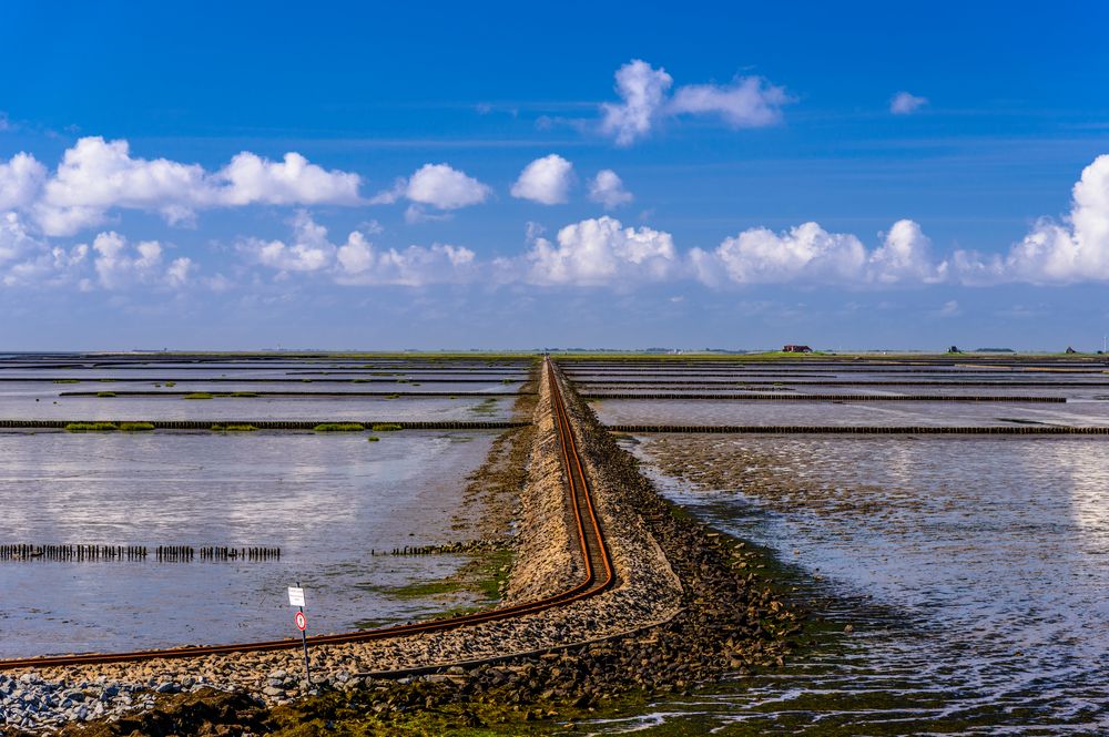 Halligbahn, Wattenmeer, Nordfriesland