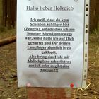 Hallo Lieber Holzdieb