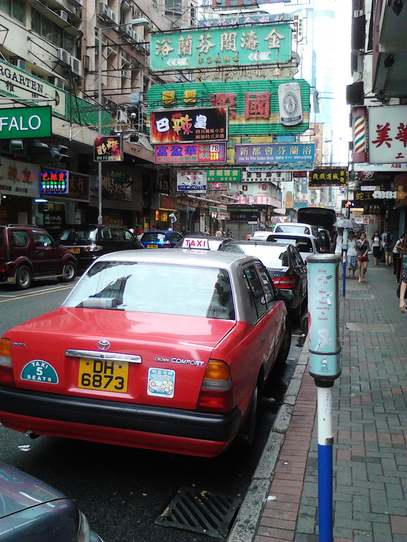 Hallo Taxi in Hongkong