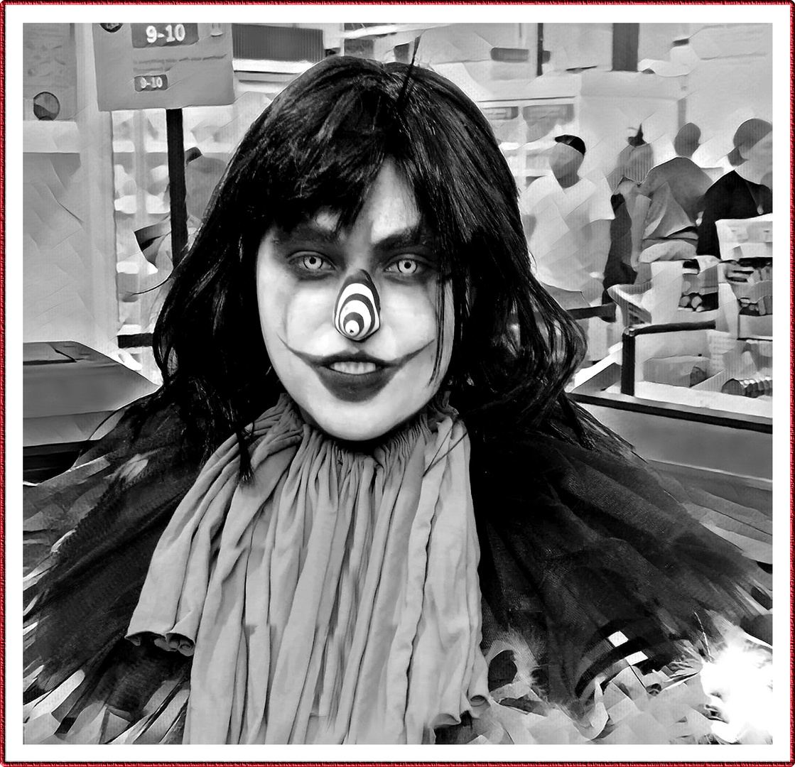 Halloween in carrefour finestrat Spain