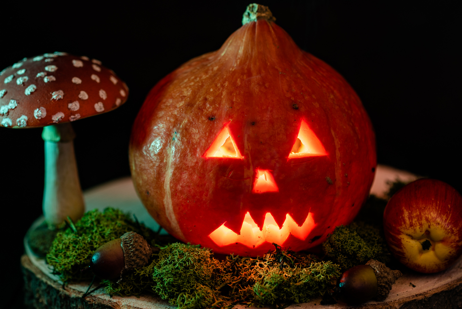 Halloween Kürbis Foto &amp; Bild | stillleben, tabletop, herbst Bilder auf ...