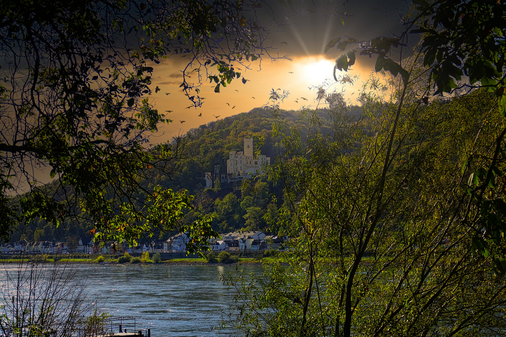 Halloween stimmung am Mittelrhein