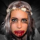 Halloween Zombie Hippie Girl