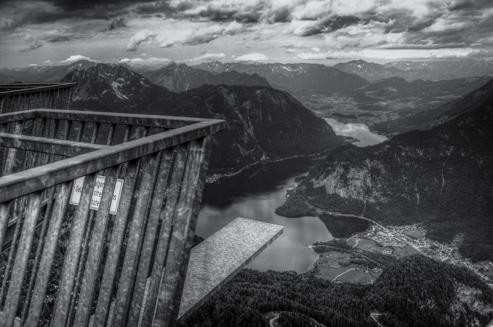 Hallstättersee vom Dachstein aus gesehen