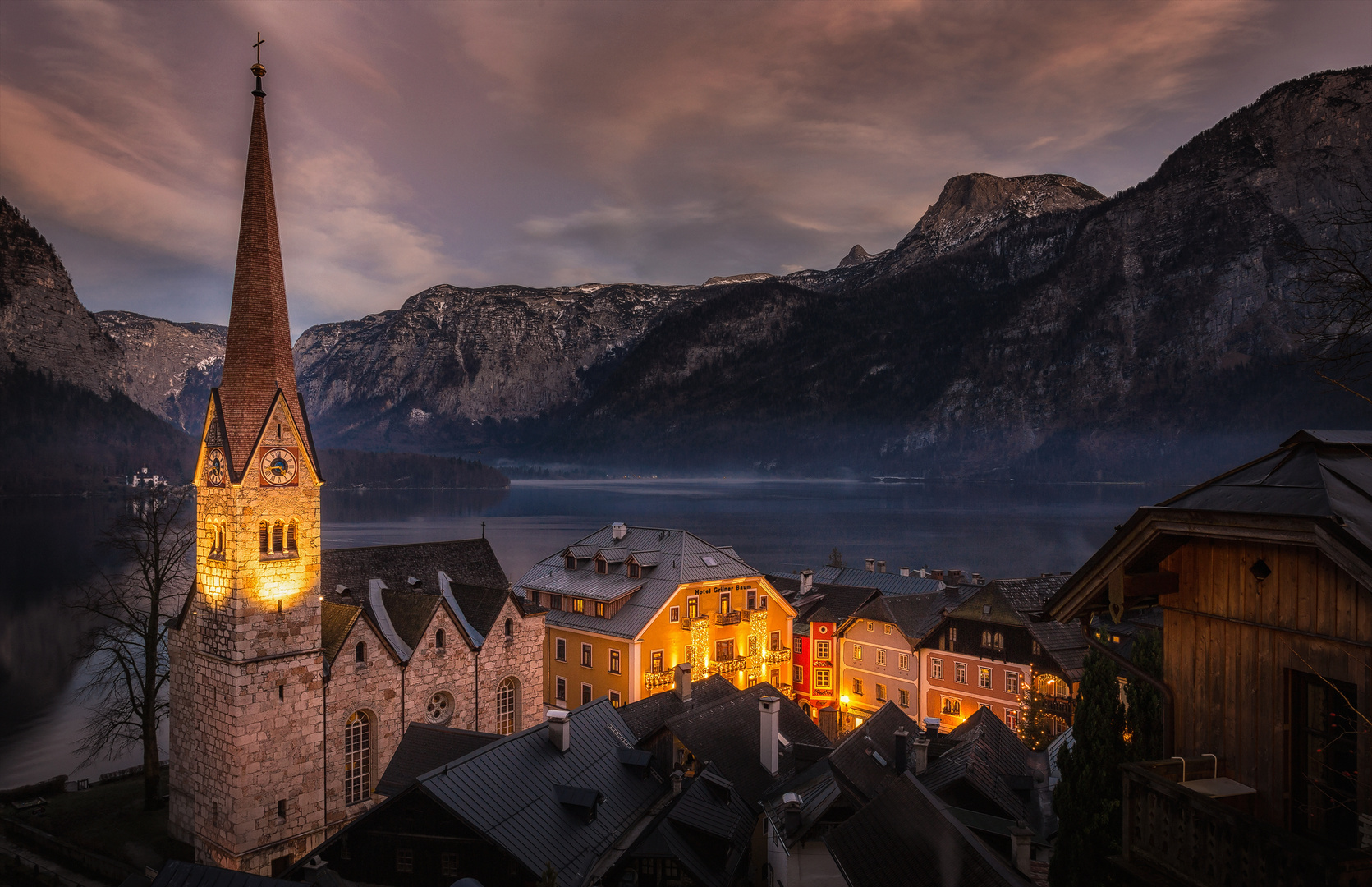 Hallstatt am Abend