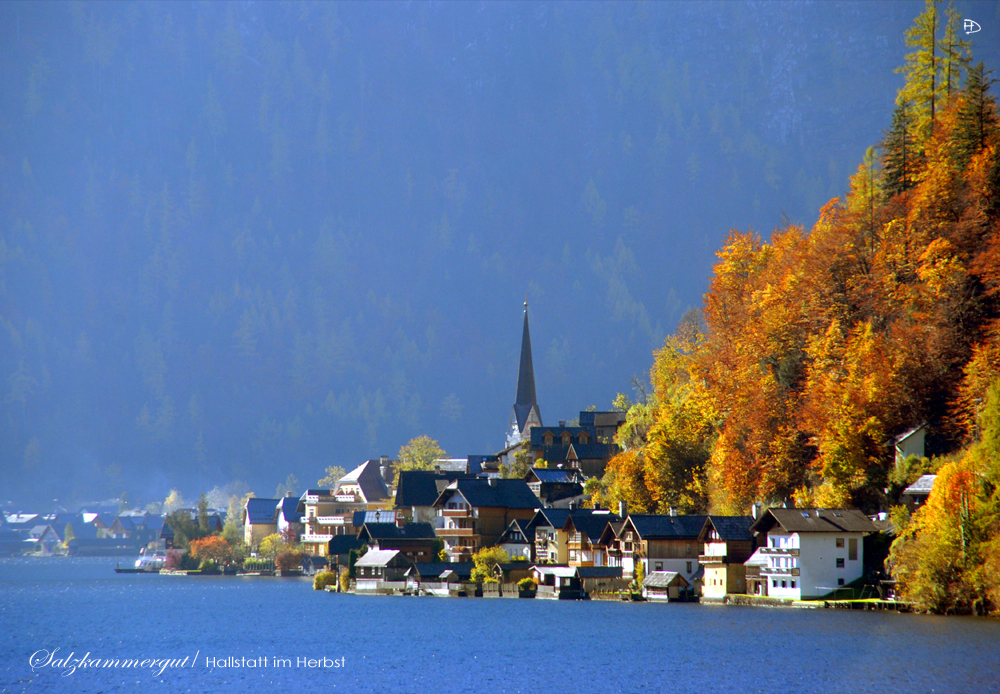 Hallstatt bei Herbstbeginn