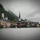 Hallstatt bei typischer Witterung