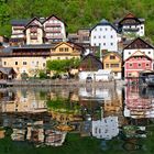 Hallstatt - Häuserfront...