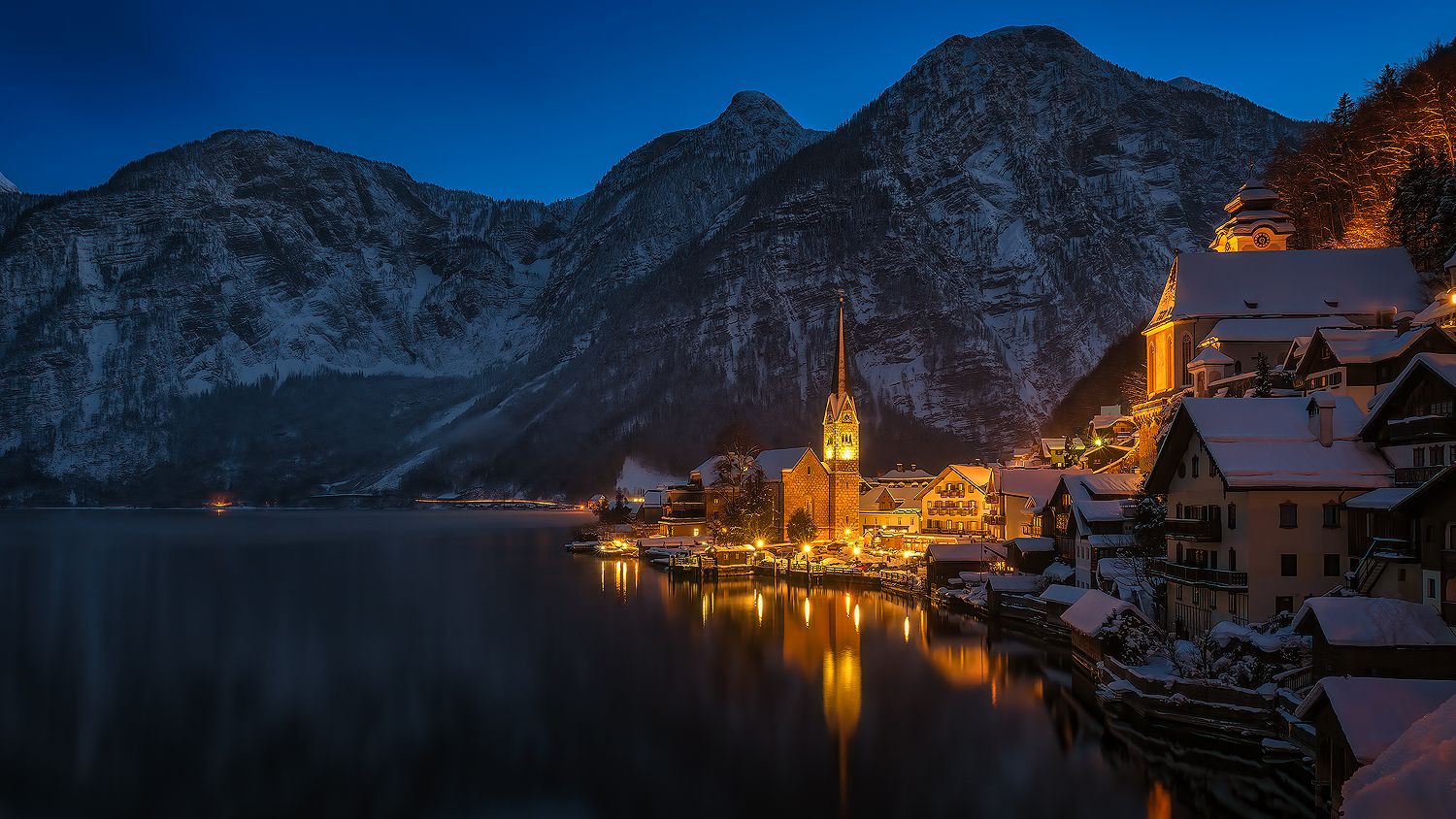 Hallstatt im Winterkleid