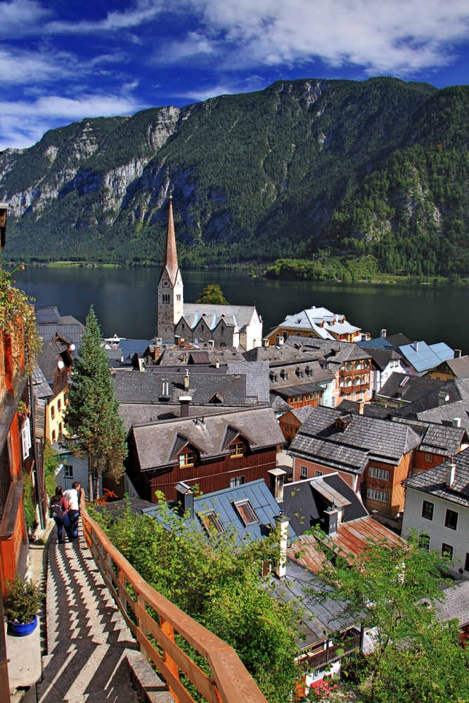 Hallstatt Panorama, hochkant