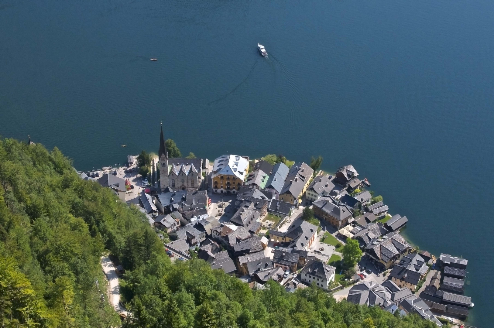 HALLSTATT VON OBEN GESEHEN