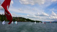 Hallwiler See mit Wind