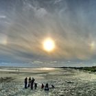 Halo am Strand von Wittdün auf Amrum