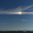 Halo and mountains