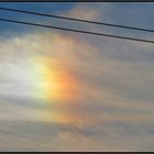 Halo- Erscheinung am Himmel