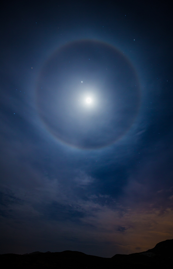 Halo über Cabo de Gata