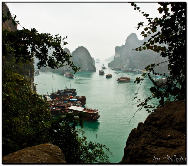 Halong Bay - Blick auf die Bucht