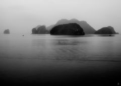 halong bay in the morning