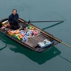 Halong Bucht im Nebel