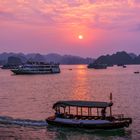 Halong Bucht Sonnenuntergang