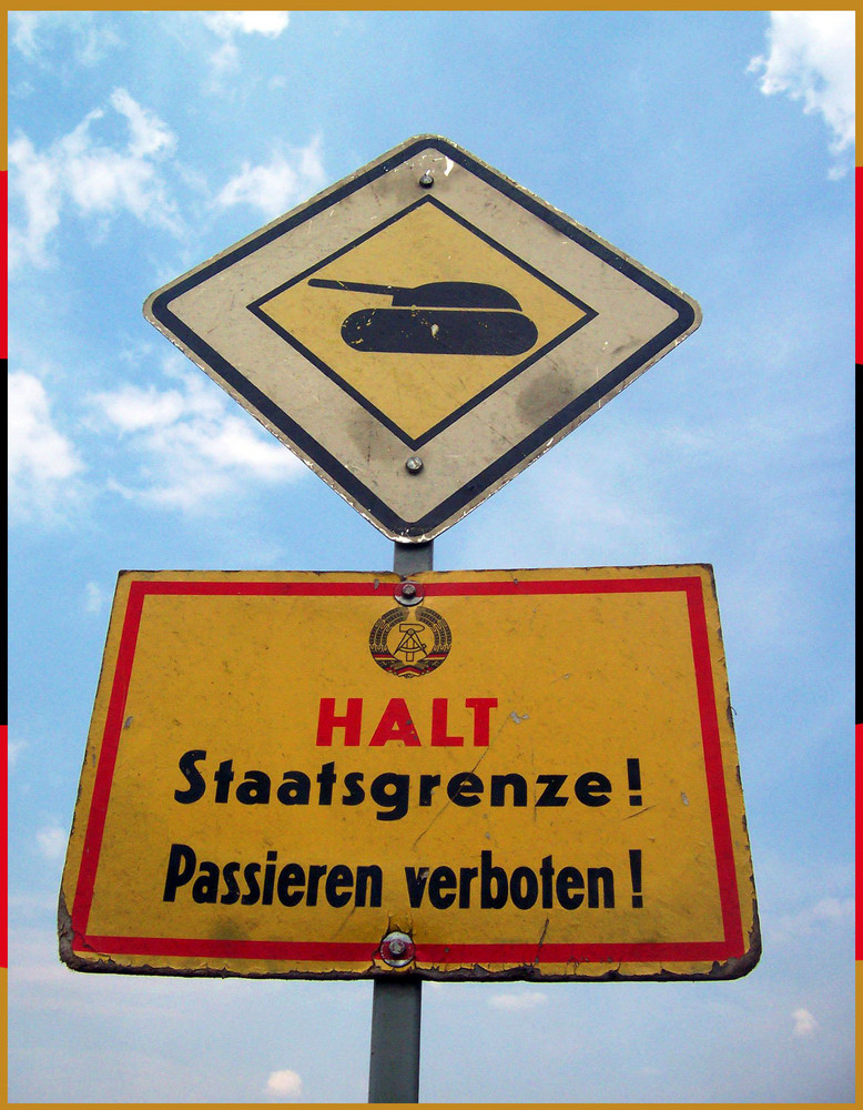 HALT AN DER STAATSGRENZE