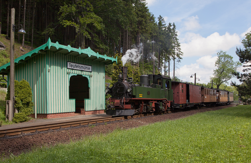 Halt an der Teufelsmühle