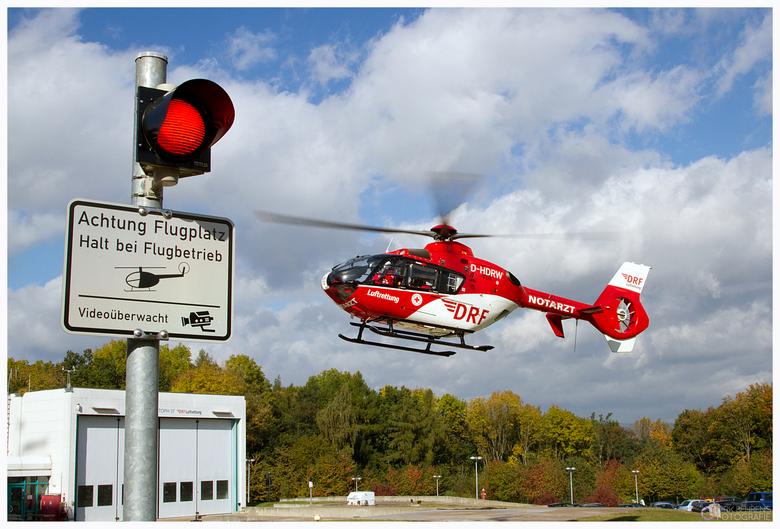 Halt bei Flugbetrieb