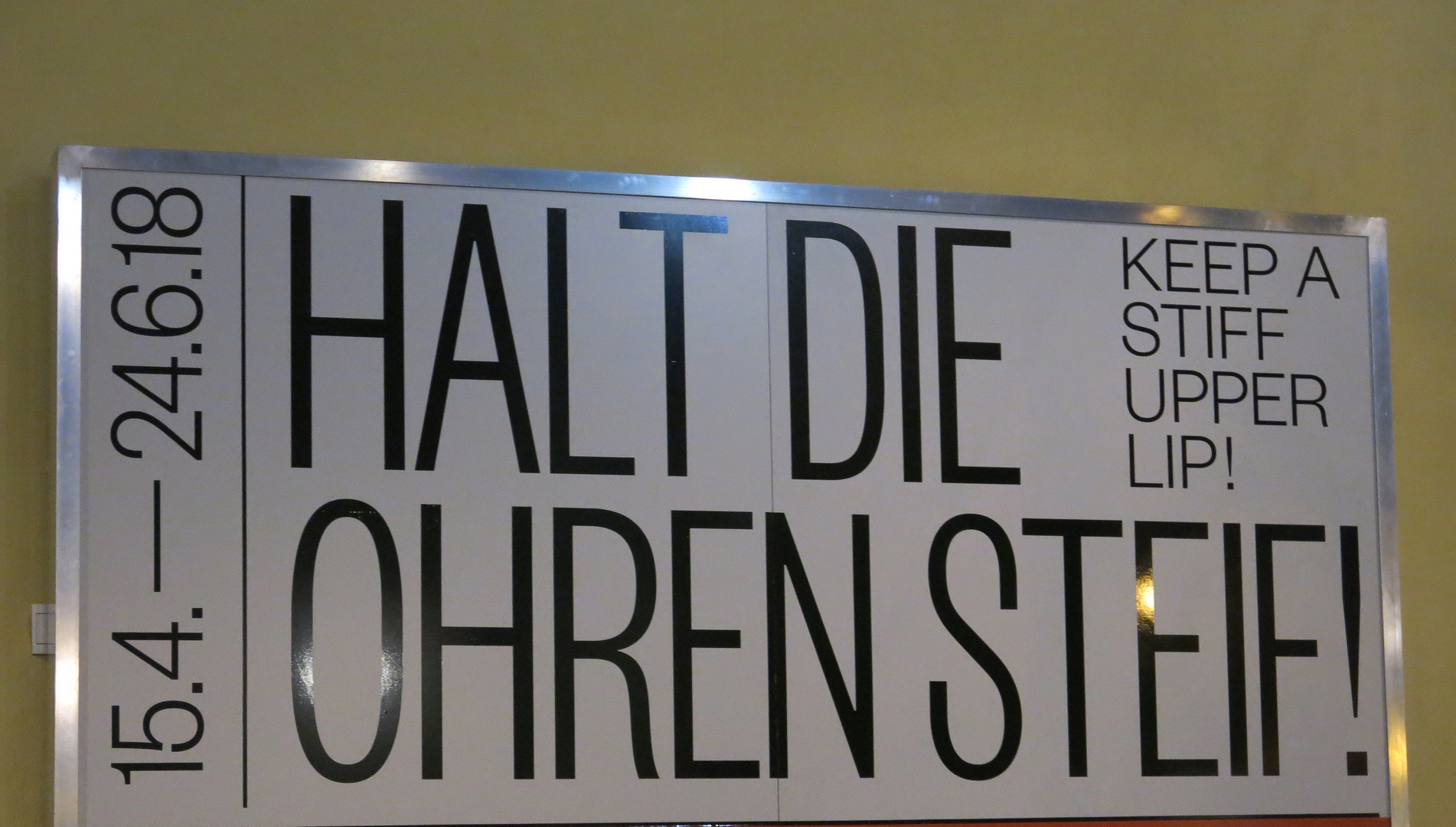 Halt die Ohren steif!