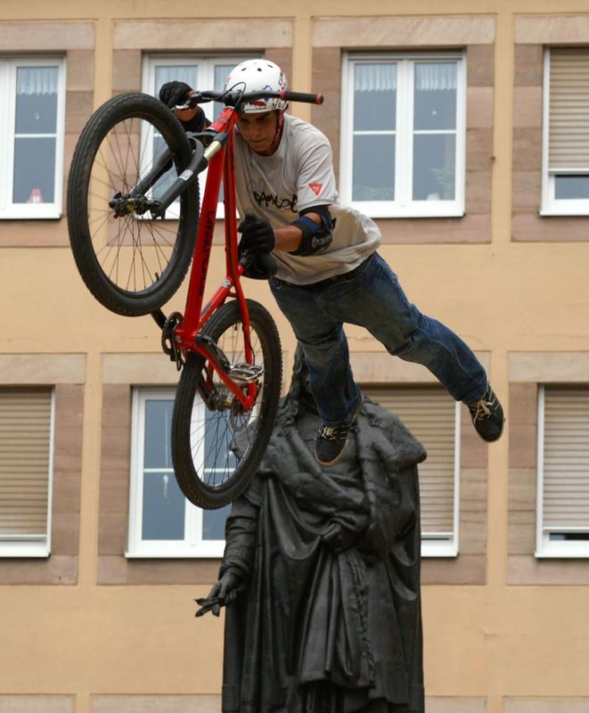 Halt Fahrrad, bleib da