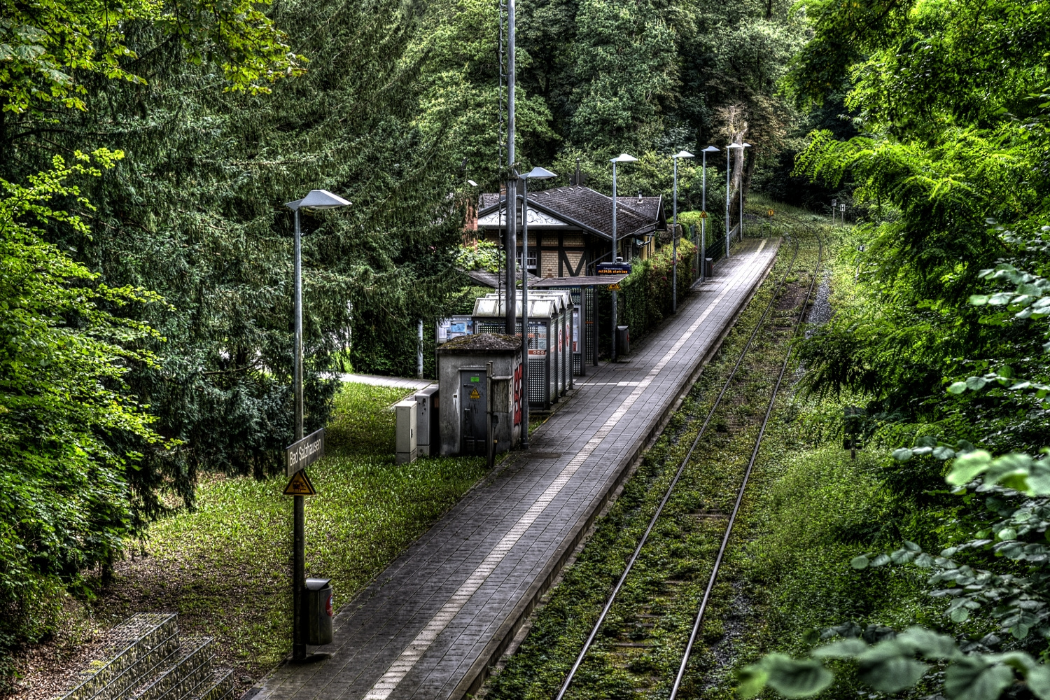 Haltepunkt im Wald