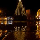 Haltern am See_Innenstadt verregnet zur Weihnachtszeit