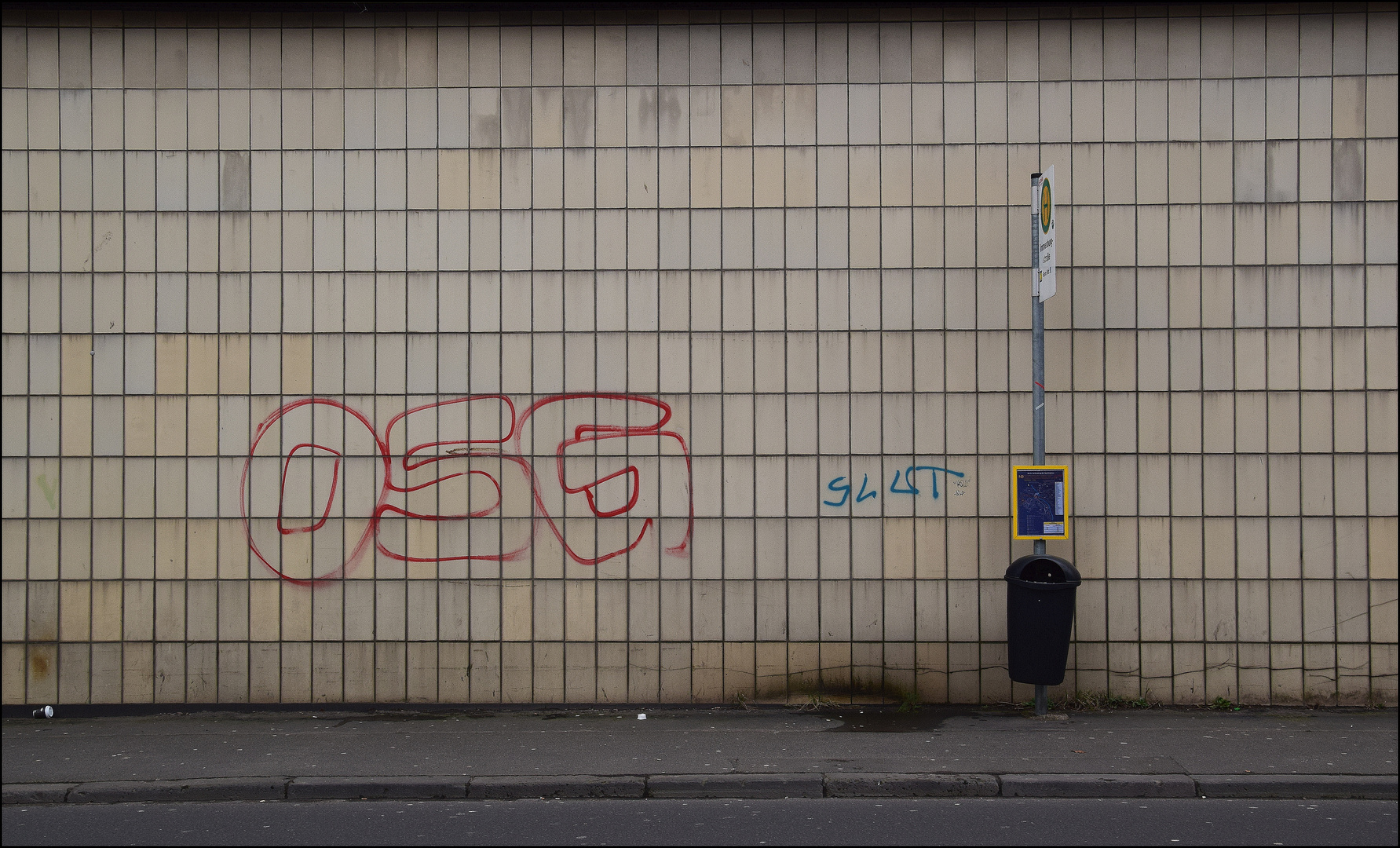 Haltestelle am Strassenstrich