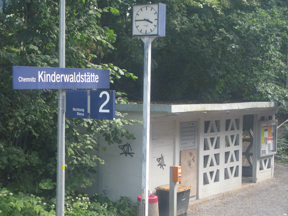 Haltestelle Chemnitz Kinderwaldstätte