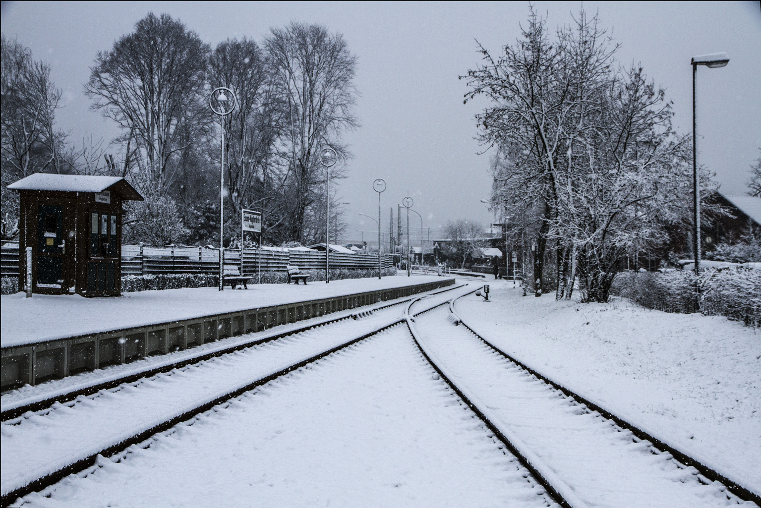 Haltestelle der Hespertalbahn