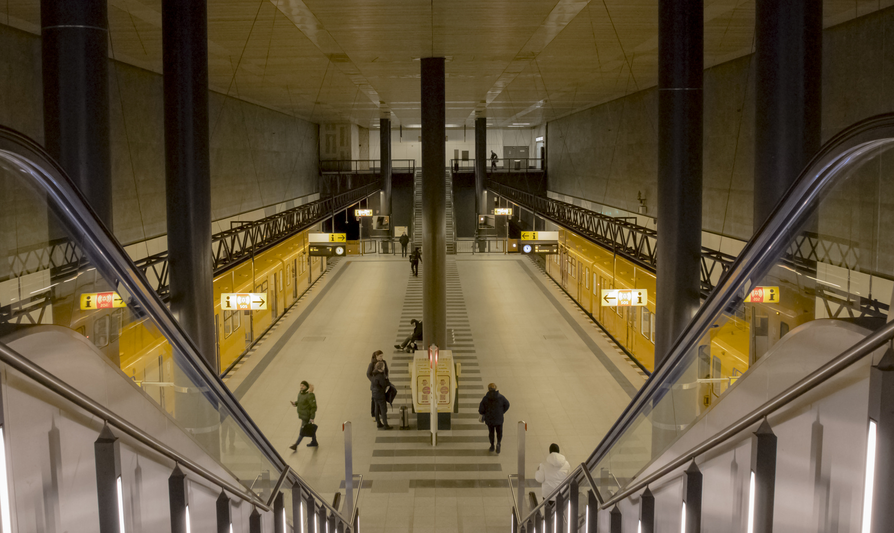 Haltestelle Hauptbahnhof der Berliner U-Bahn