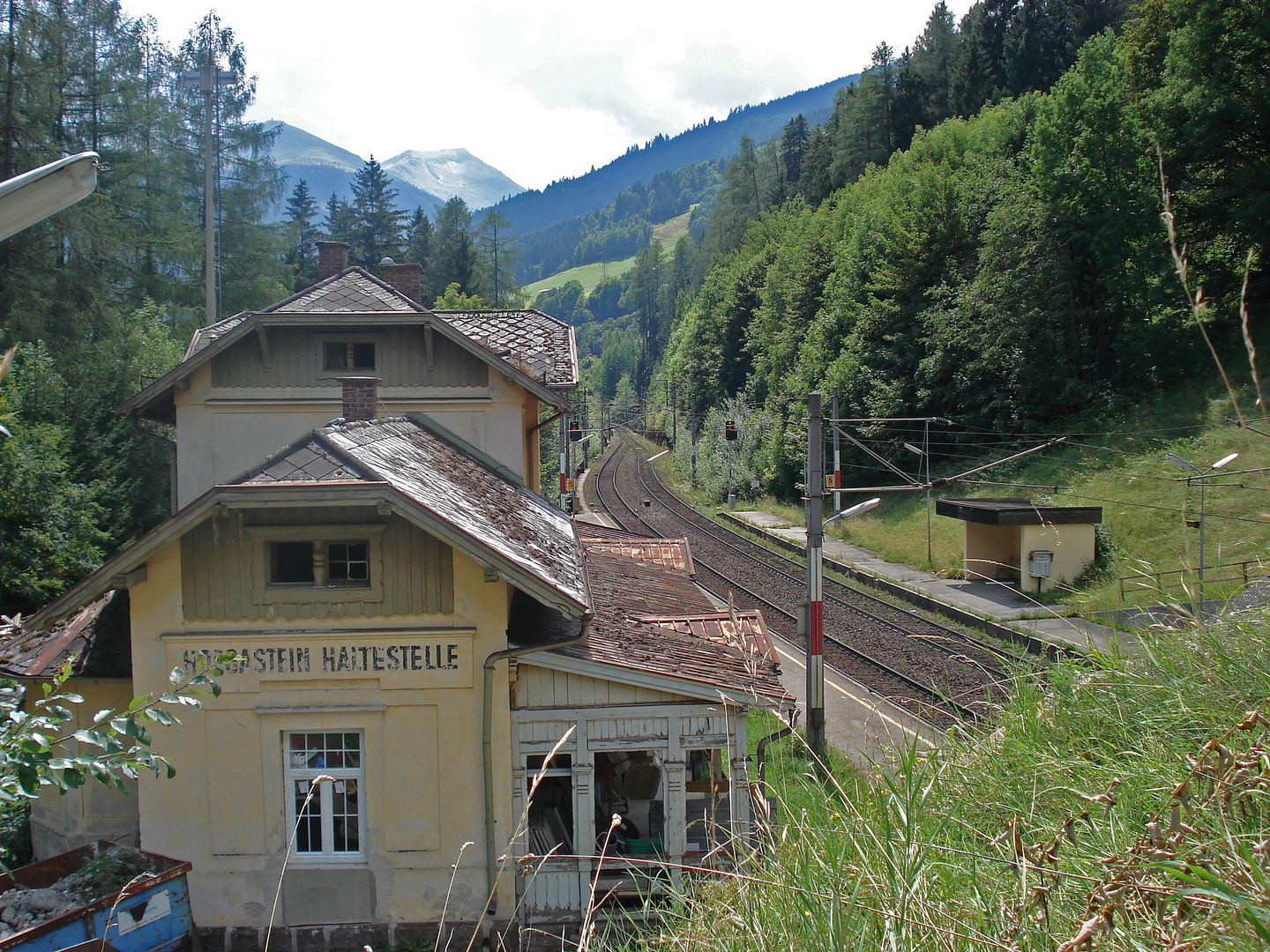 Haltestelle Hofgastein Österreich