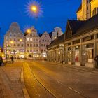 Haltestelle Moritzplatz zur Blauen Stunde