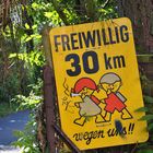 Haltet die Kinder davon fern, trotz 30.