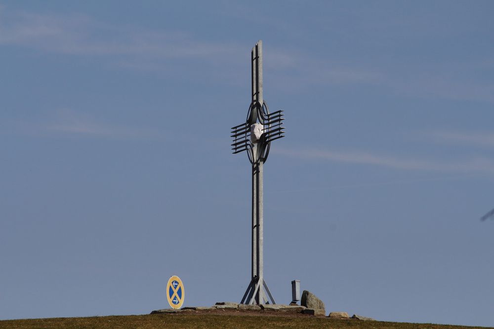 Halteverbot am Gipfelkreuz