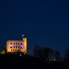Hambacher Schloss bei Nacht
