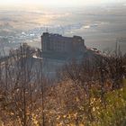 Hambacher Schloss  im Morgendunst