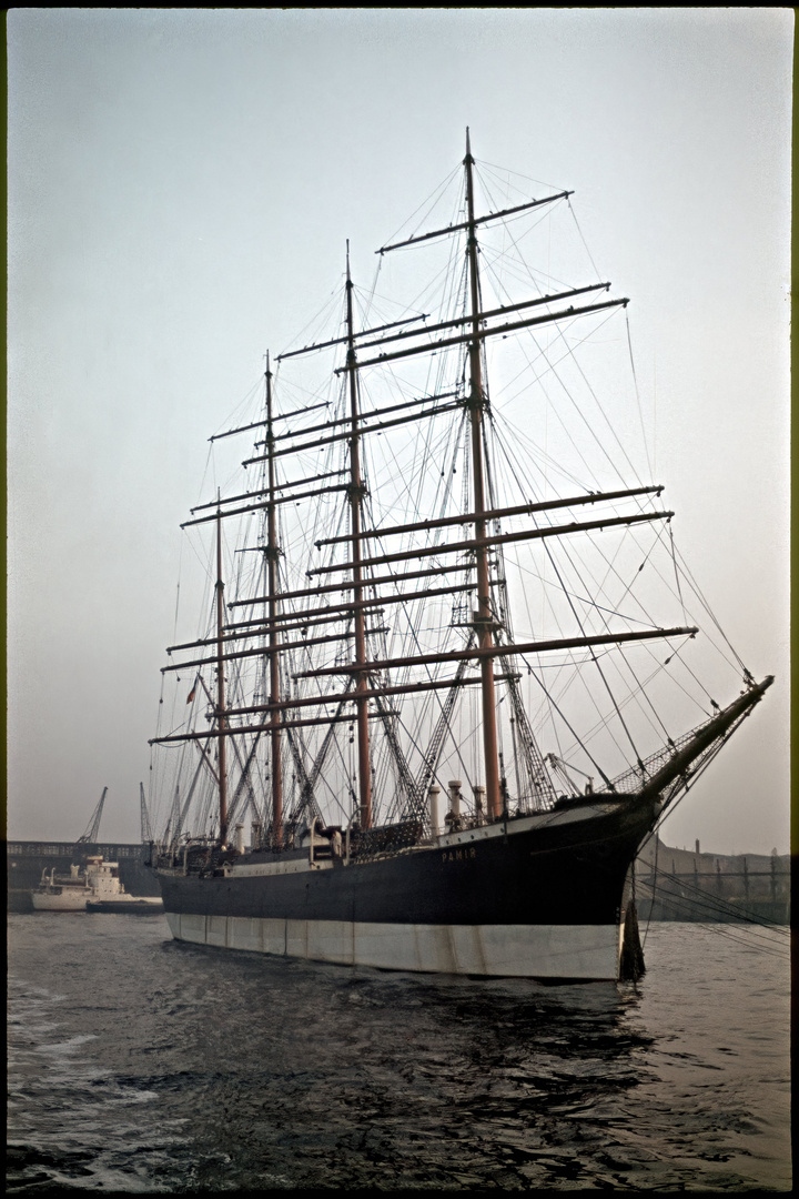 Hamburg 1953 Segelschulschiff Pamir