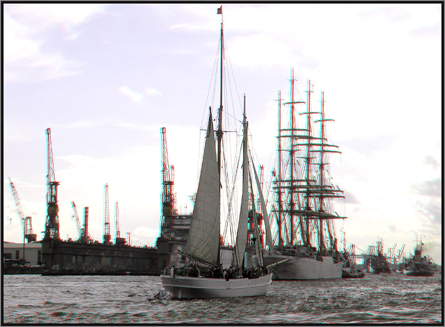 Hamburg [3D anaglyphs]