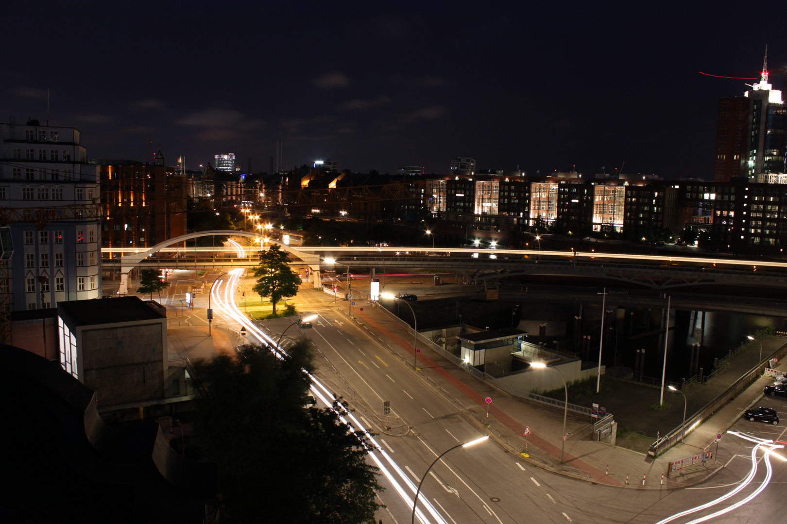 Hamburg Admiralitätsstr., Rödingsmarkt, Kajen,... bei Nacht